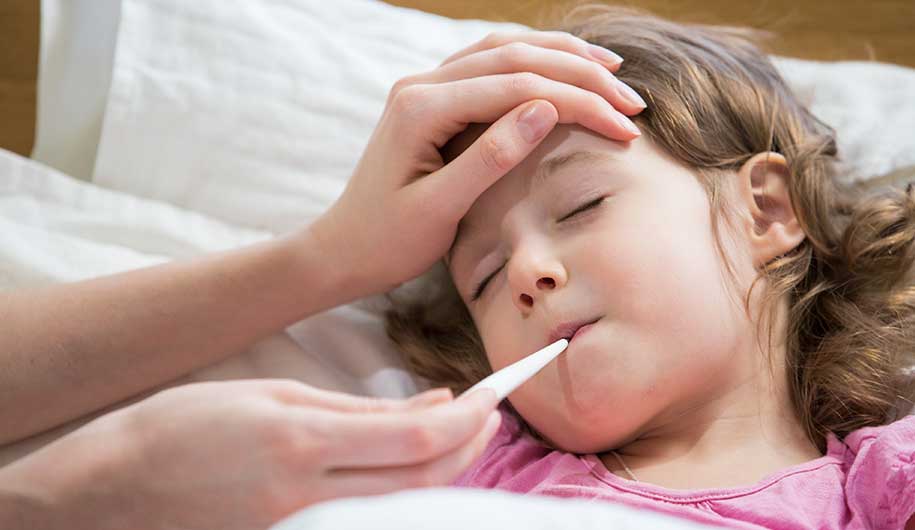 کنترل تب و سرماخوردگی در کودکان